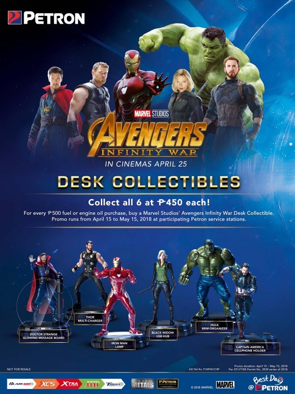 Petron Avengers Collectibles 2018