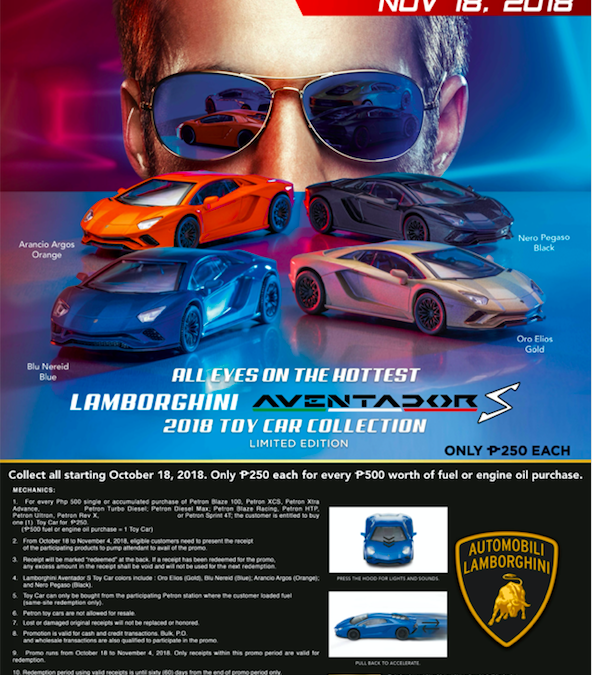 Petron Lamborghini Aventador S Toy Collection Series