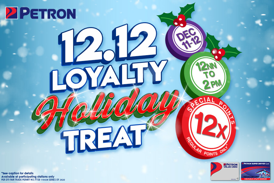 12.12 Loyalty Holiday Treat (December 11 to 12, 2020)