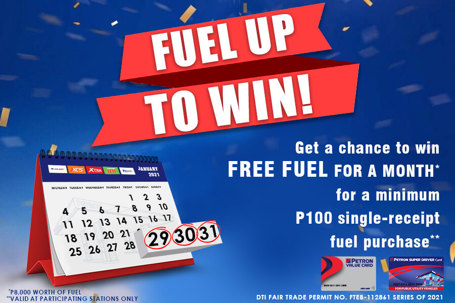 Fuel Up to Win! (January 29 to 31, 2021)