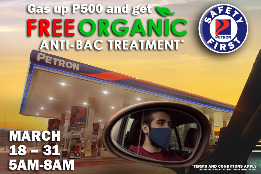 Safety First! Promo (March 18-31, 2021/ 5AM-8AM)