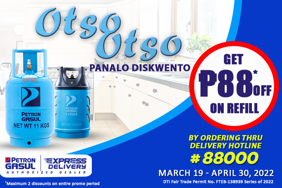 Petron Gasul Express Delivery Hotline Promo (March 19 to April 30, 2022)