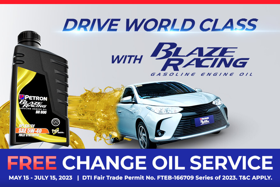 Blaze Racing Free Change Oil Service (May 15 – July 15, 2023)