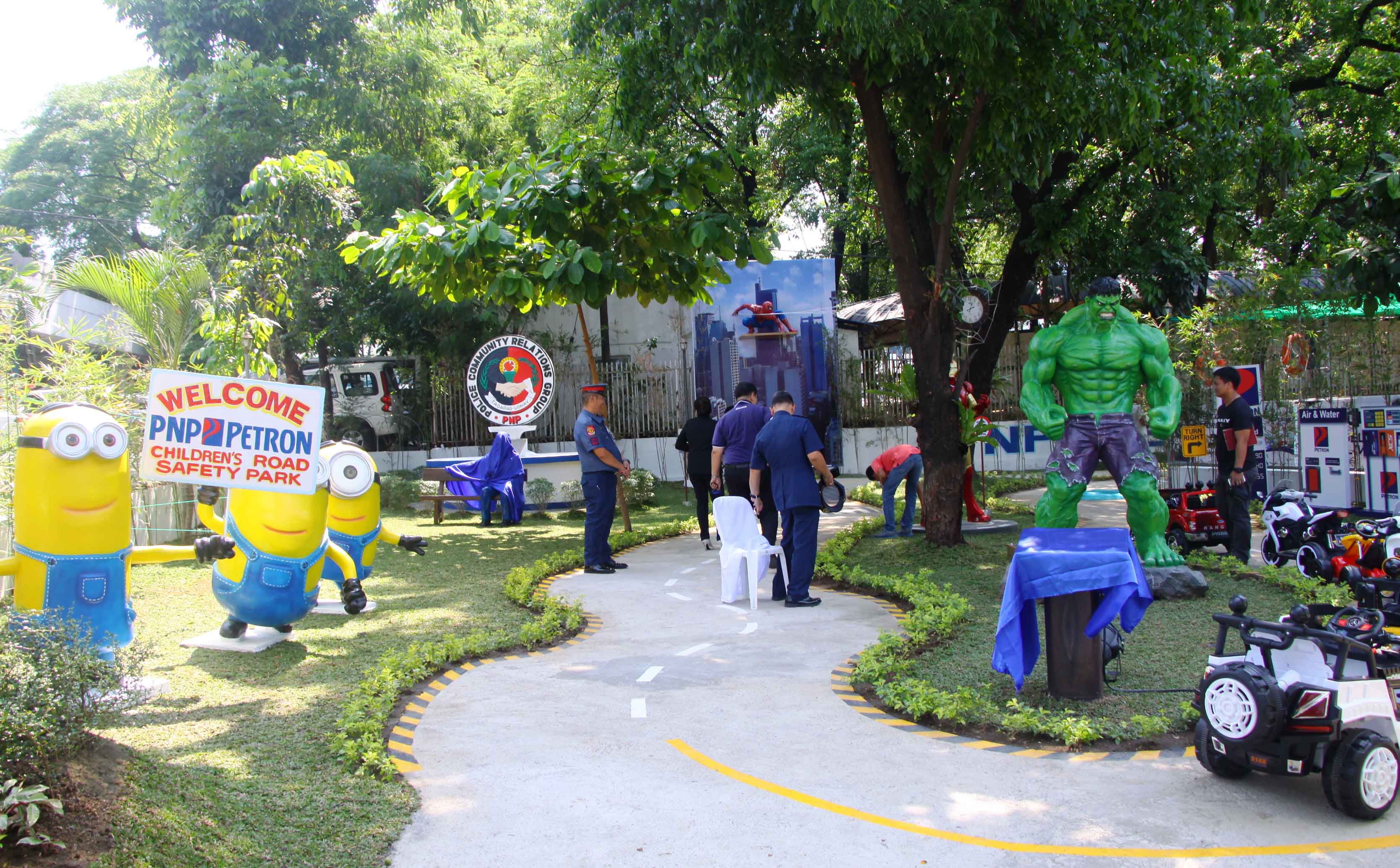 Petron, PNP Open Road Safety Park for kids in Camp Crame